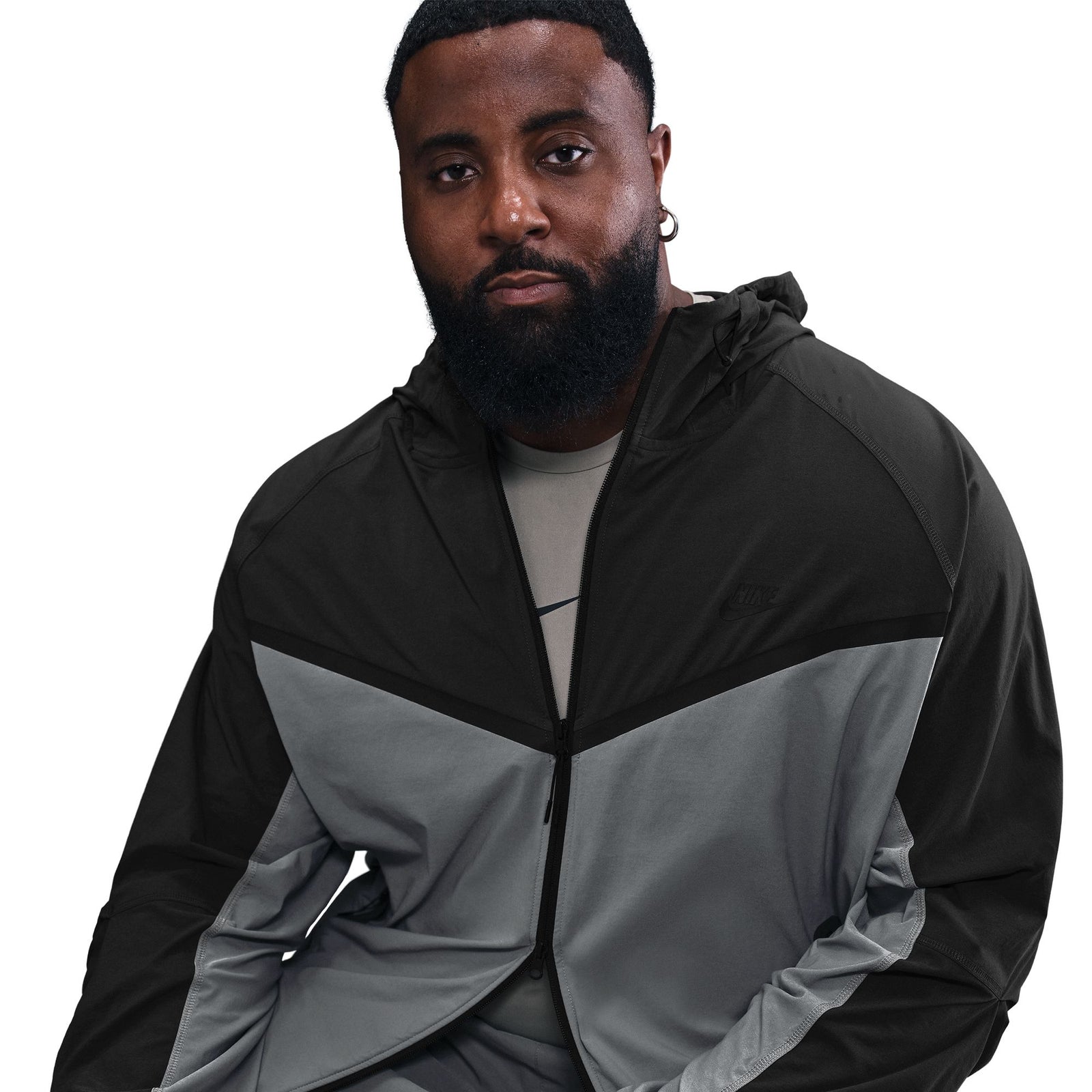 Nike Tech Woven Jacket - Cool Grey / Anthracite / Black – Evolve
