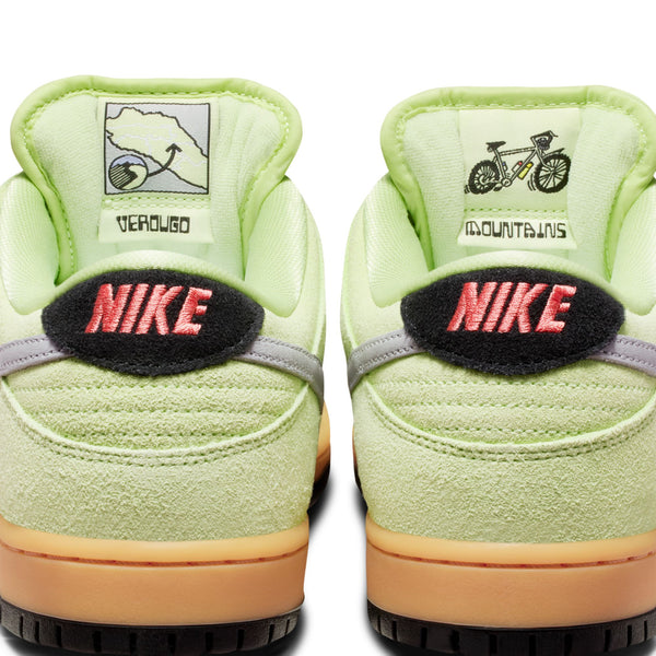 Nike SB Dunk Low "Verdugo Mountain" - Liquid Lime / Black