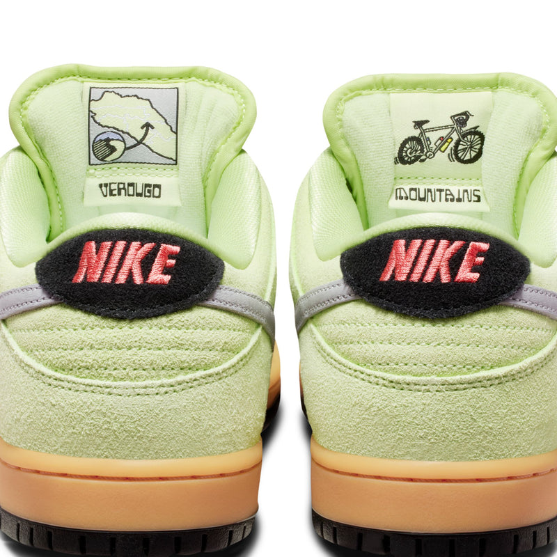Nike SB Dunk Low Verdugo Mountain - Light Liquid Lime and Black