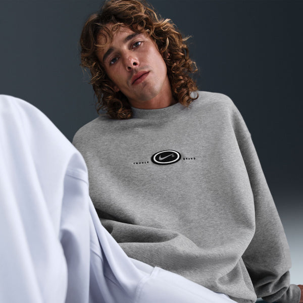Nike SB x Eric Koston Fleece Skate Crew - Dark Grey Heather