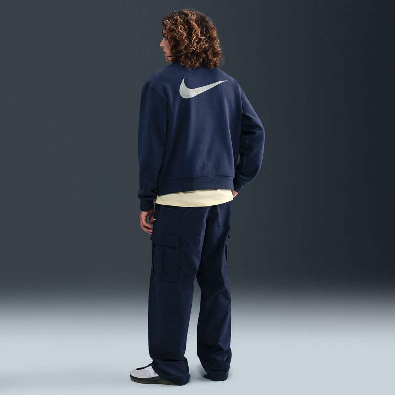 Nike SB x Eric Koston Fleece Skate Crew - Midnight Navy