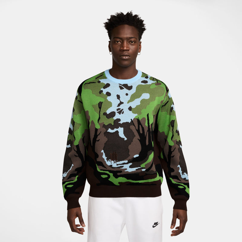 Nike Life Wilderness Sweater - Celestine Blue / Chlorophyll