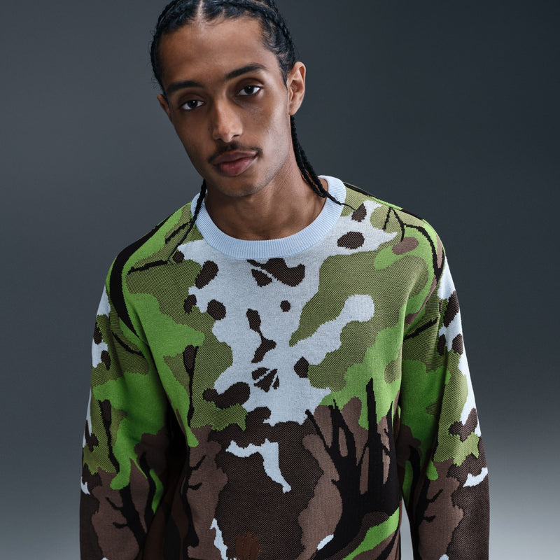 Nike Life Wilderness Sweater - Celestine Blue / Chlorophyll