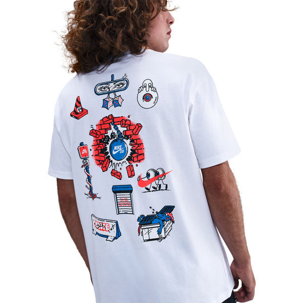 Nike SB Max90 Skate T-Shirt - White