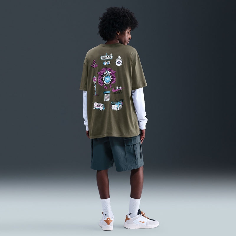 Nike SB Max90 Skate T-Shirt - Medium Olive