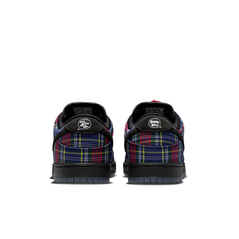 Nike SB Dunk Low Pro QS "Nardwuar" - University Red / Black / Yellow Strike