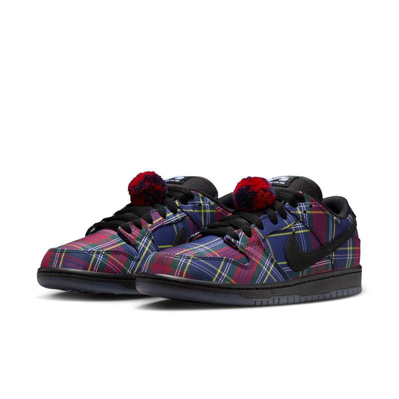 Nike SB Dunk Low Pro QS "Nardwuar" - University Red / Black / Yellow Strike