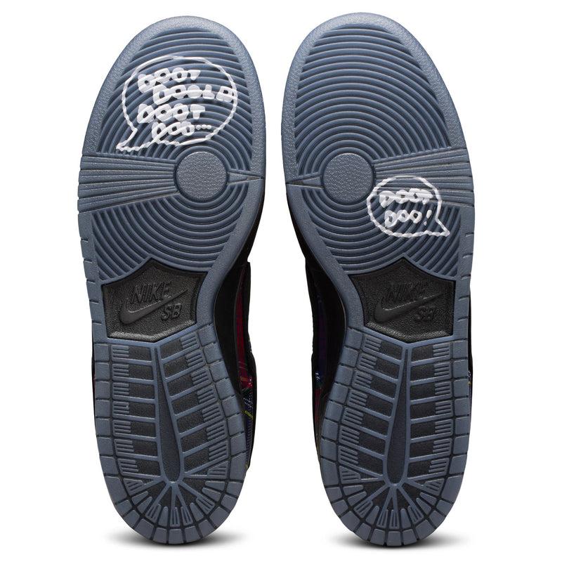 Nike SB Dunk Low Pro QS "Nardwuar" - University Red / Black / Yellow Strike