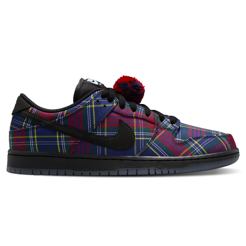 Nike SB Dunk Low Pro QS "Nardwuar" - University Red / Black / Yellow Strike
