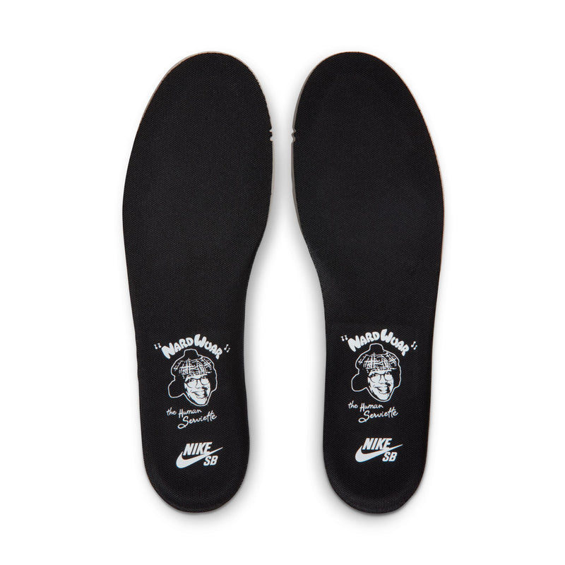 Nike SB Dunk Low Pro QS "Nardwuar" - University Red / Black / Yellow Strike