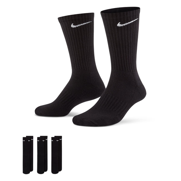 Nike Everyday Crew Socks 3 Pack - Black