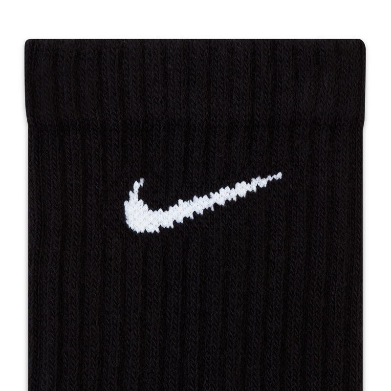 Nike Everyday Cushioned Training Crew Socks 3pk - Black