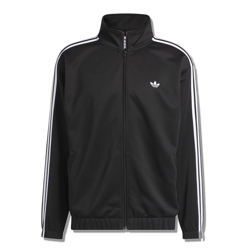 Adidas black tracksuit sales top