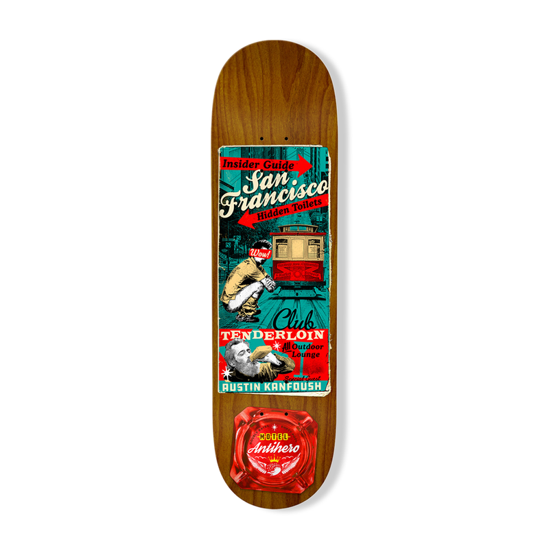 Antihero Motel 18 Skateboard Deck - 8.125"