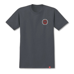 Spitfire Classic Swirl Overlay Youth Tee - Charcoal / Red