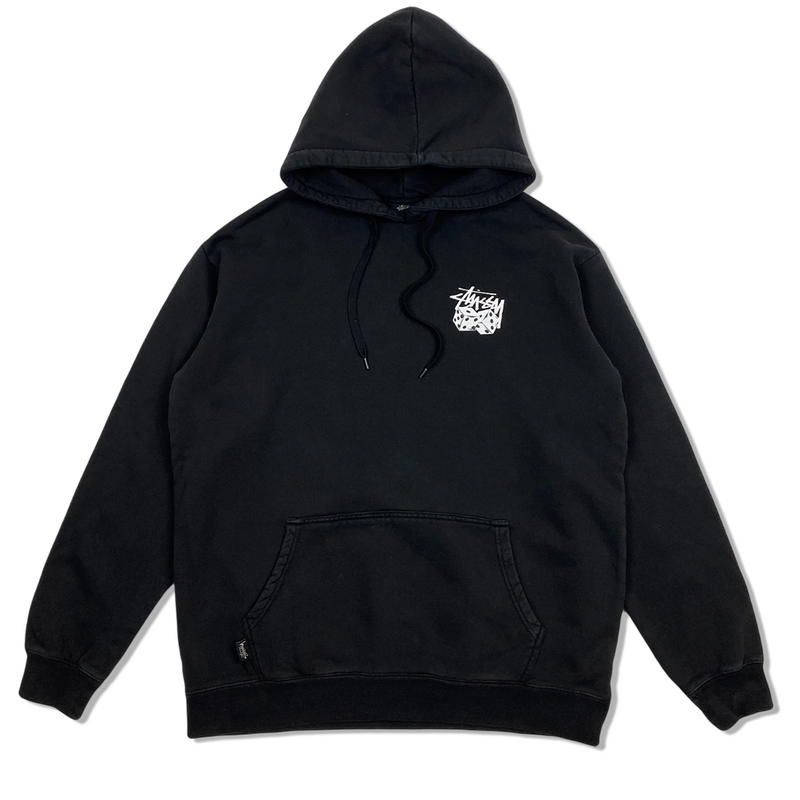 Stussy Pair of Dice Fleece Hoodie - Pigment Black