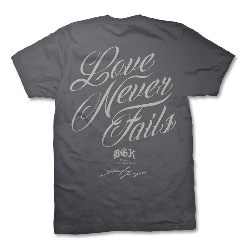 DGK No Love For The Clown Tee - Charcoal