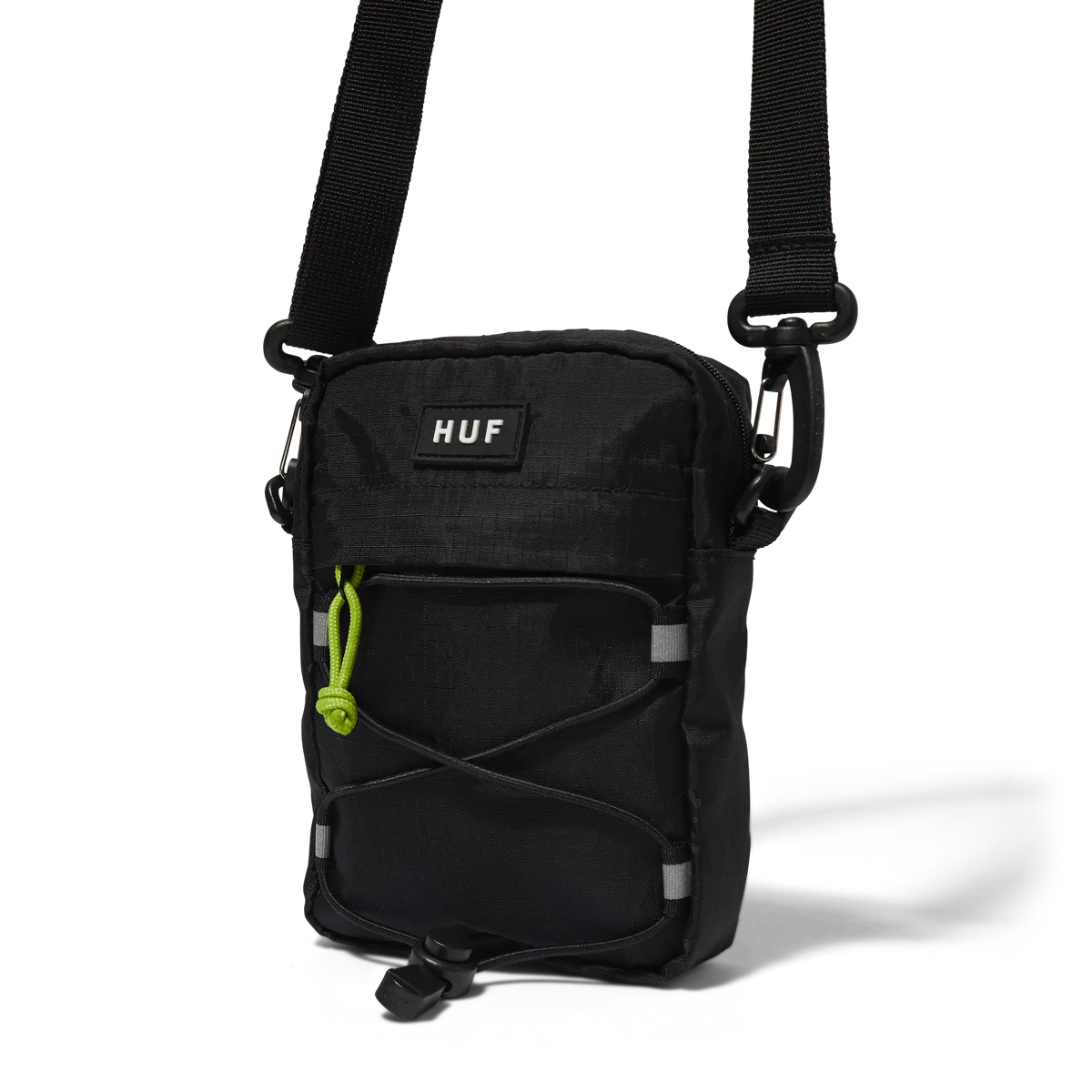 HUF Bowery Side Bag Black Evolve Skate Store