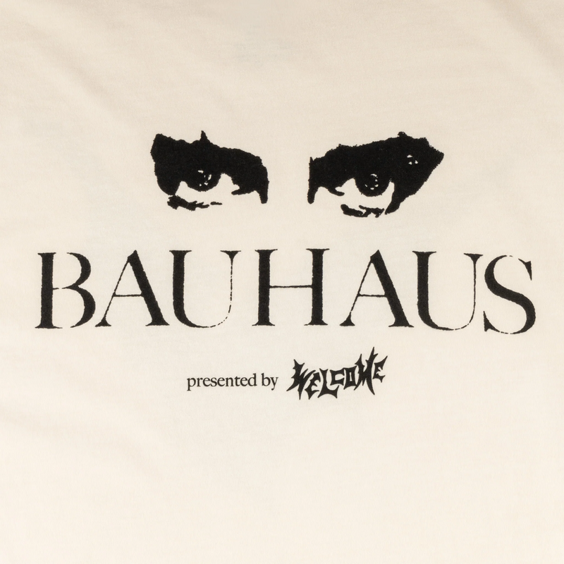 Welcome x Bauhaus Deathly Bloom Garment Dyed Tee - Bone