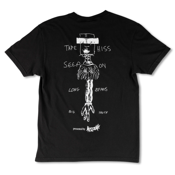 Welcome x Bauhaus Big Truth Garment Dyed S/S Tee - Black