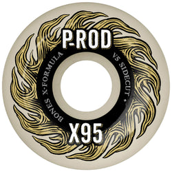 Bones X-Formula 95a PROD Pro Skateboard Wheels - 54mm