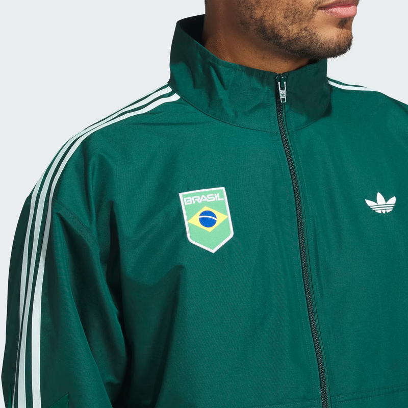 3-stripe collegiate green track jacket shop
