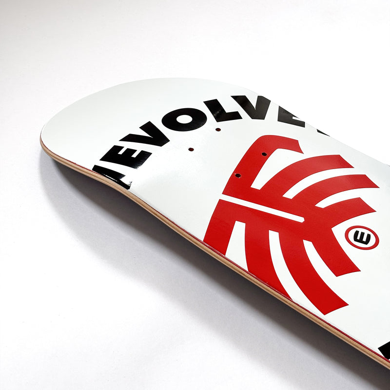 Evolve Chilli Skateboard Deck - White