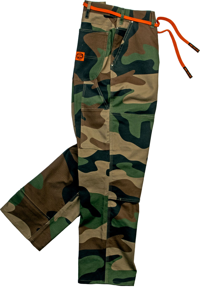 DGK Ruckus Utility Pant - Woodland Camo