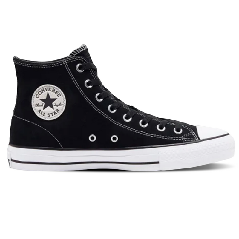 Converse CTAS Pro High Top Suede Black White Evolve Skate Store
