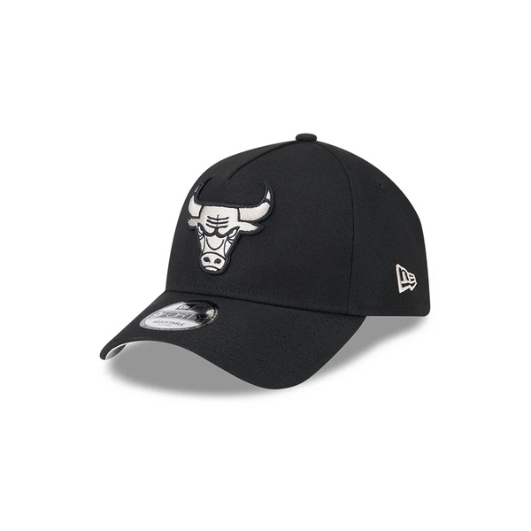 Chicago Bulls Black / Stone 9FORTY A-Frame New Era Snapback