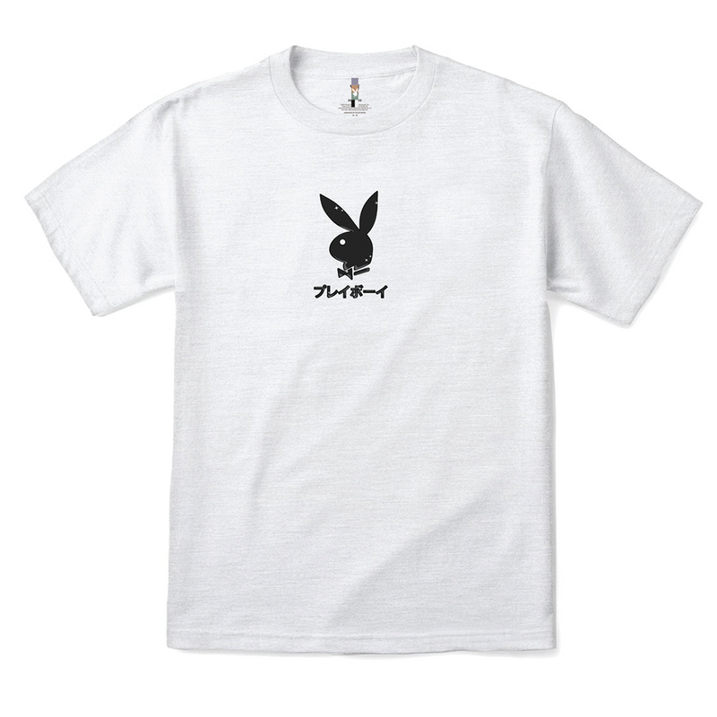 Color Bars Playboy Ace Spade Tee - Ash