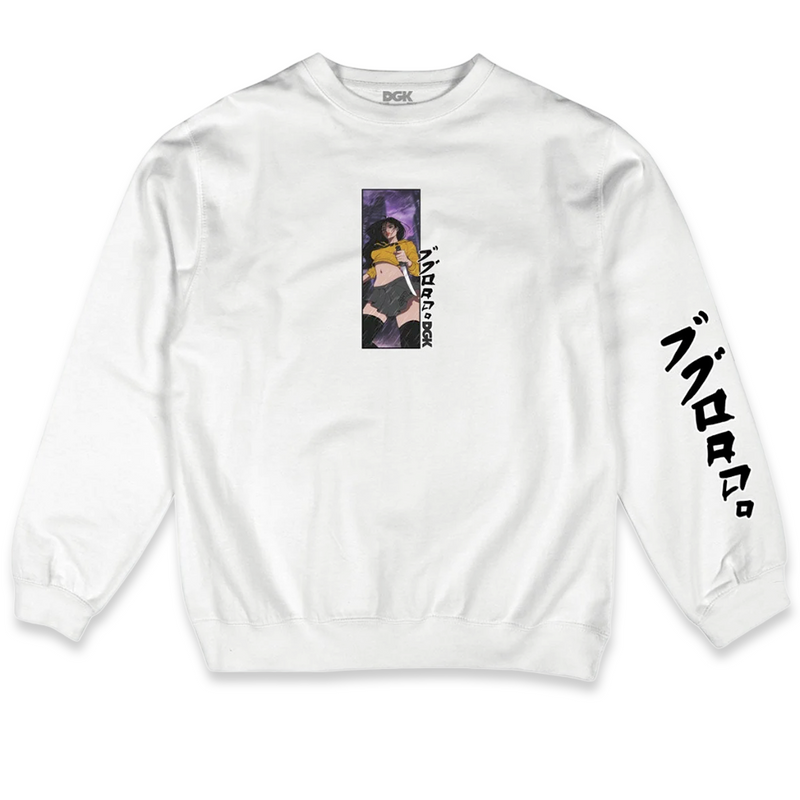 DGK Killin 'em Crewneck - White