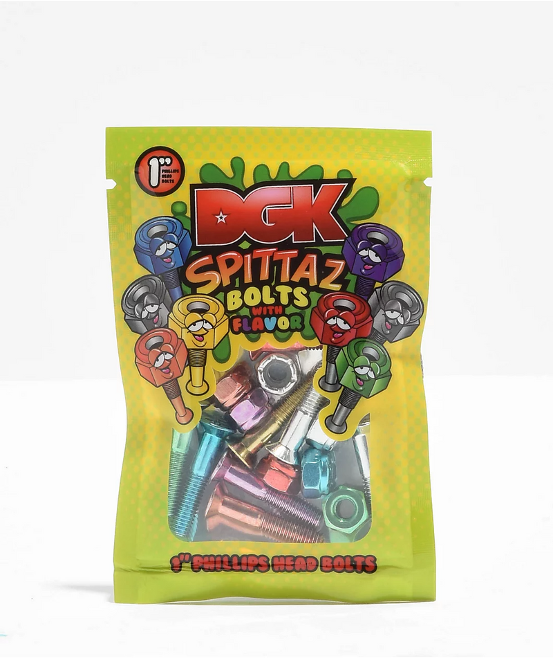 DGK Spittaz Coloured Bolts - 1"