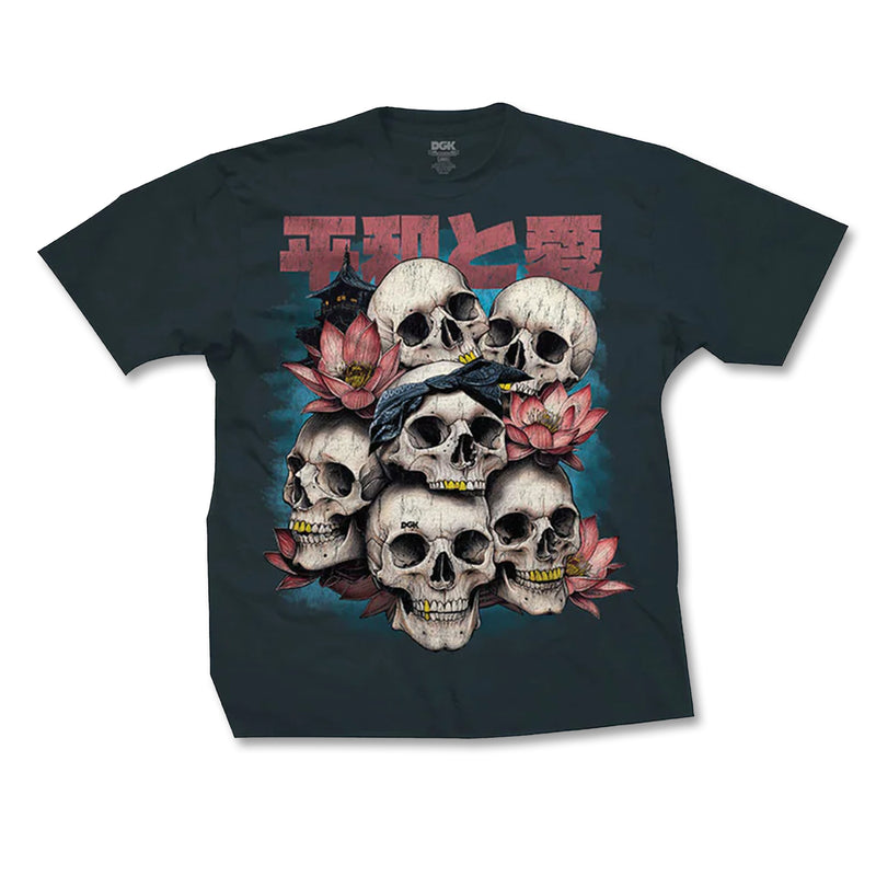 DGK Peace & Love Tee - Washed Black