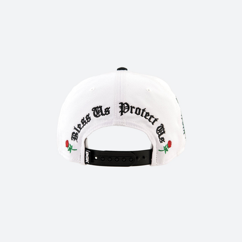DGK Save Us Snapback - White/ Black