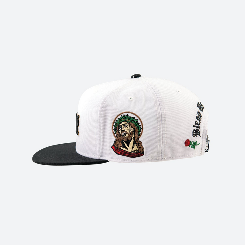 DGK Save Us Snapback - White/ Black