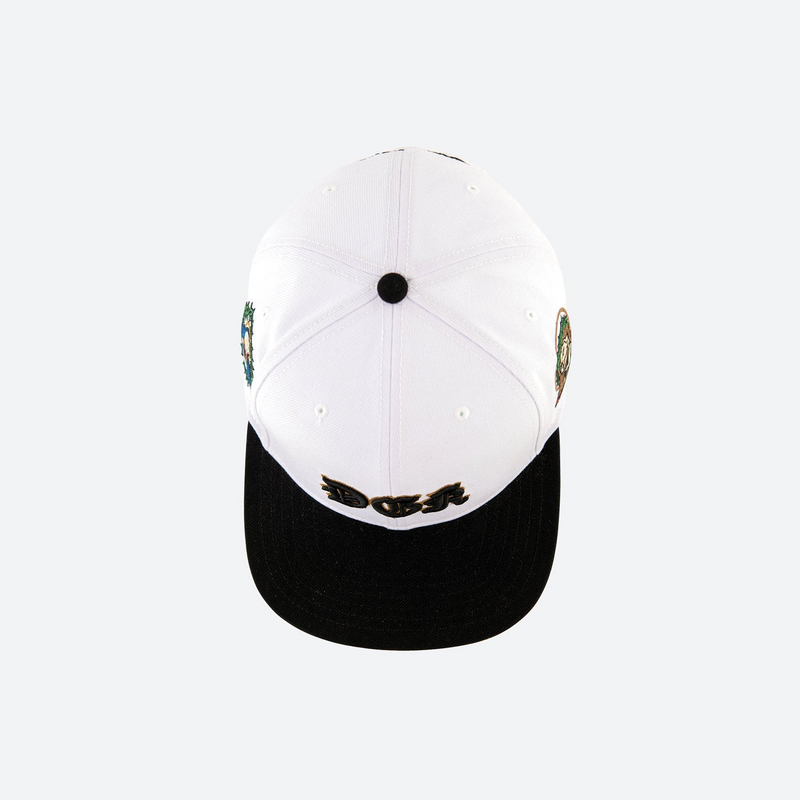 DGK Save Us Snapback - White/ Black