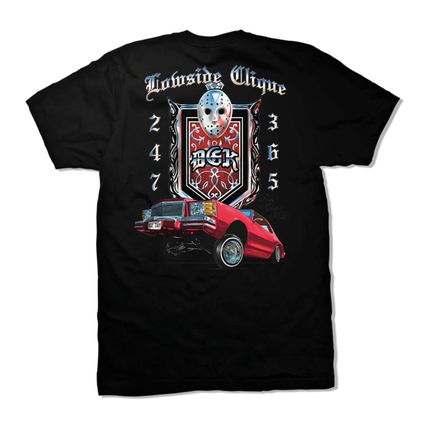 DGK Low Side Clique Tee - Black