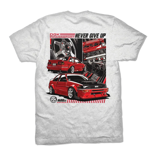 DGK Twin Cam Tee - Ash Heather