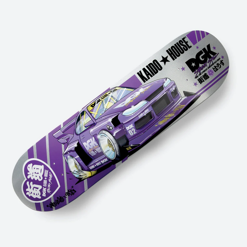 DGK x Kaido House Roulette Racer Skateboard Deck - 8.25"