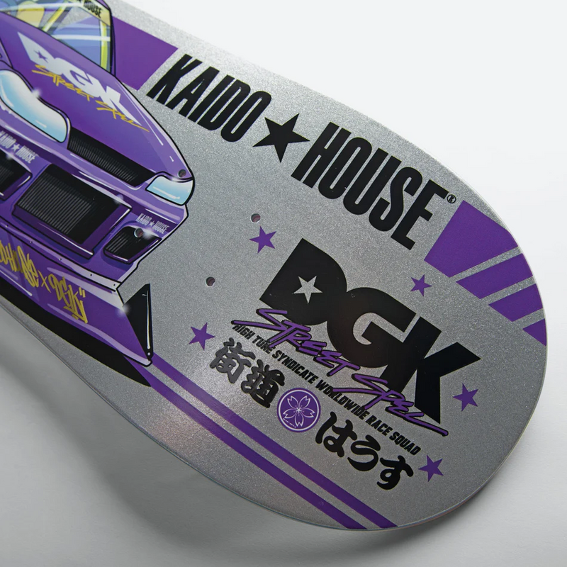 DGK x Kaido House Roulette Racer Skateboard Deck - 8.25"