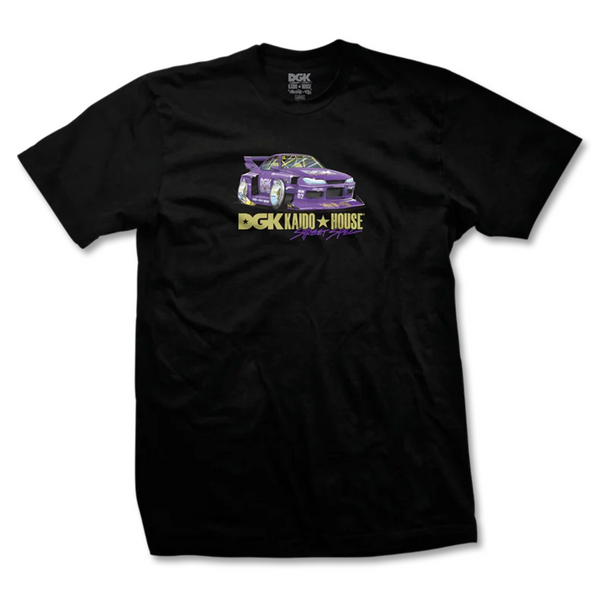 DGK x Kaido House Roulette Racer Tee - Black