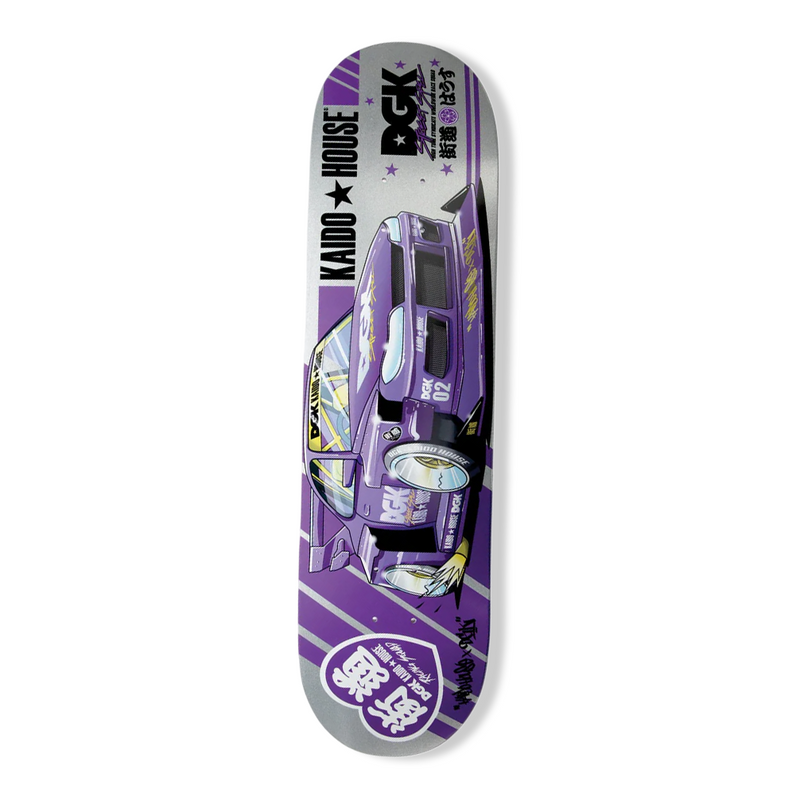 DGK x Kaido House Roulette Racer Skateboard Deck - 8.25"