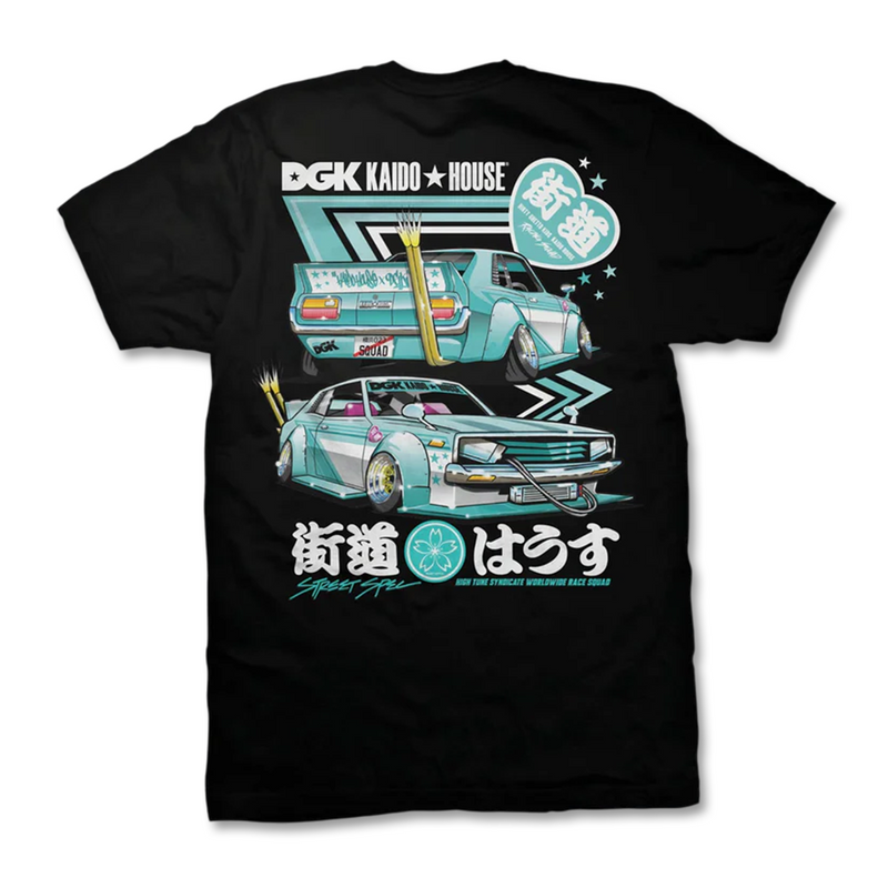 DGK x Kaido House Zokusha Tee - Black