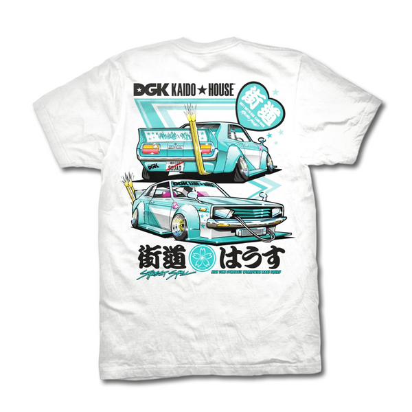 DGK x Kaido House Zokusha Tee - White