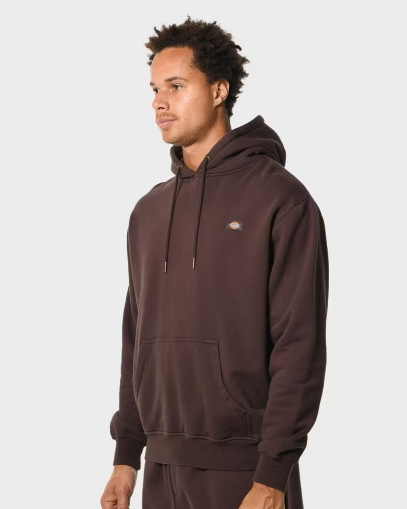 Dickies Classic Label Washed Pull Over Hoodie - Brown