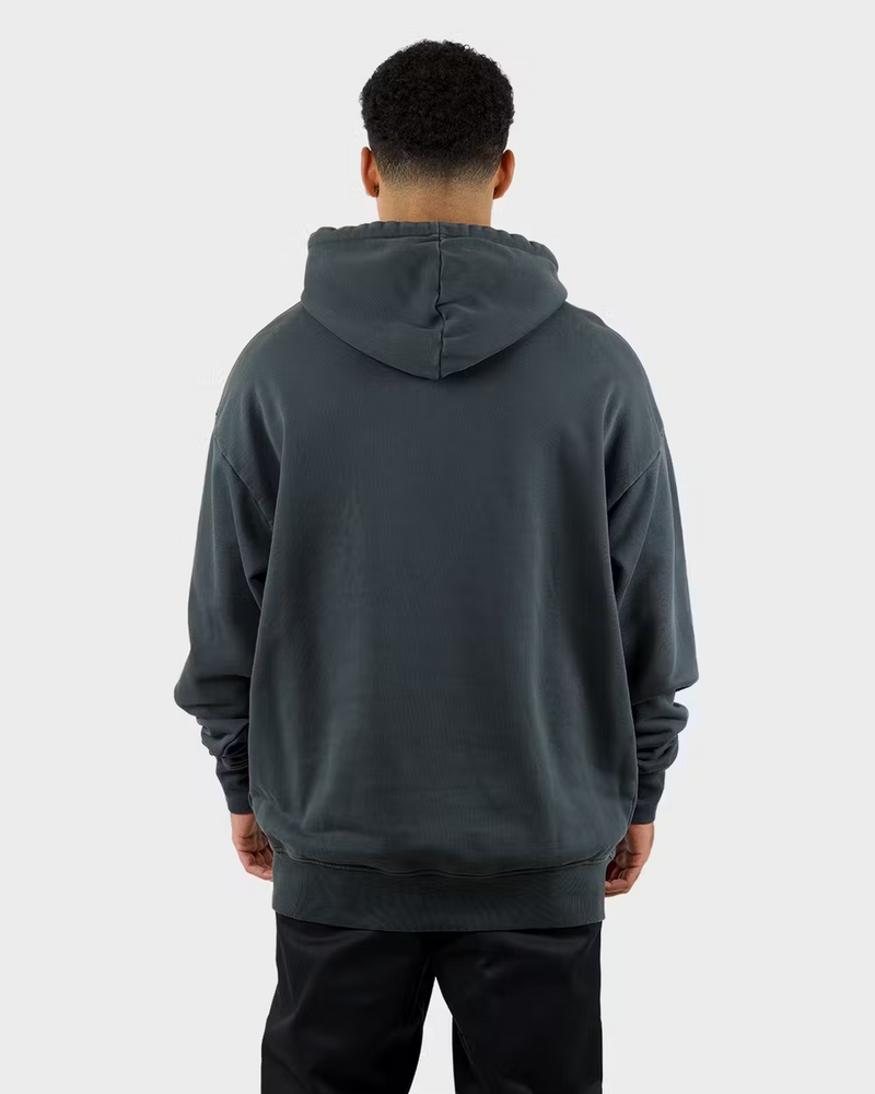 Dickies Heavyweight Classic Label Hood - Washed Graphite