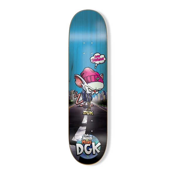 DGK Big World John Shanahan Skateboard Deck - 8.50"
