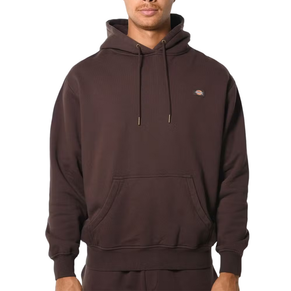Dickies Classic Label Washed Pull Over Hoodie - Brown