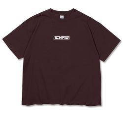 ICHPIG Strike Logo Tee - Espresso / White
